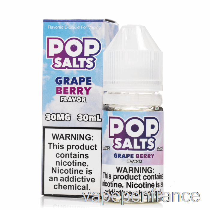 Baie De Raisin - Sels Pop - Stylo Vape 30 Ml 30 Mg